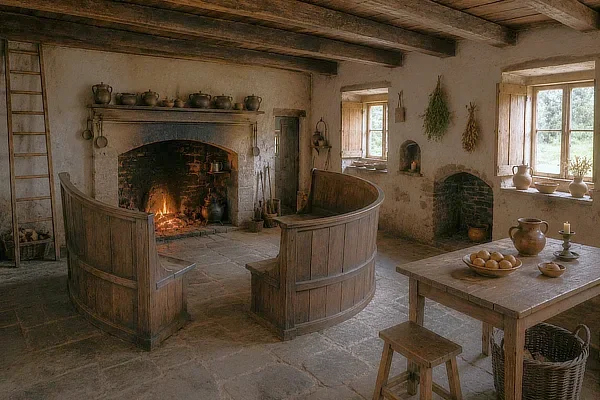 View of the kitchen